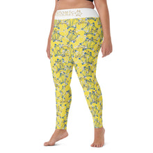 Load image into Gallery viewer, IAtomic Apparel&#39;s Canary Blue Yoga Leggings