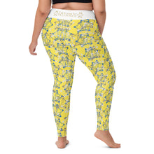 Load image into Gallery viewer, IAtomic Apparel&#39;s Canary Blue Yoga Leggings