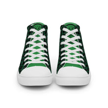 Load image into Gallery viewer, IAtomic Apparel&#39;s  Mean Green Men’s high top NotChux