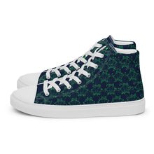 Load image into Gallery viewer, IAtomic Apparel&#39;s  Navy Green Men’s high top NotChux