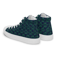 Load image into Gallery viewer, IAtomic Apparel&#39;s  Navy Green Men’s high top NotChux