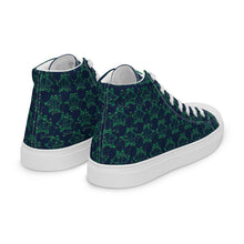 Load image into Gallery viewer, IAtomic Apparel&#39;s  Navy Green Men’s high top NotChux