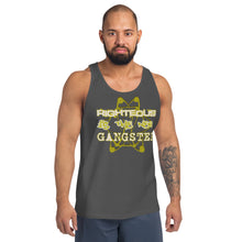 Load image into Gallery viewer, IAtomic Apparel&#39;s Righteous Is The New Gangster Unisex Tank Top