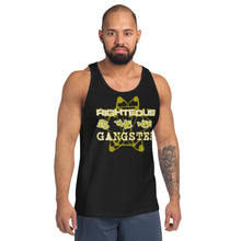 Load image into Gallery viewer, IAtomic Apparel&#39;s Righteous Is The New Gangster Unisex Tank Top