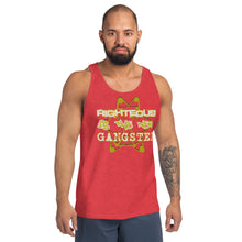 Load image into Gallery viewer, IAtomic Apparel&#39;s Righteous Is The New Gangster Unisex Tank Top