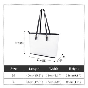 IAtomic Apparel's Whisper Gray Non Animal Luxury Tote Bags