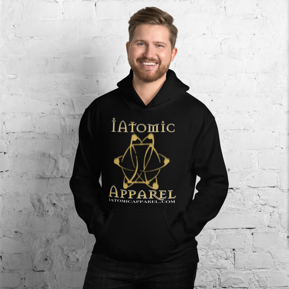 IAtomic Apparel's Gold Standard Square Logo Unisex Hoodie