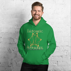 IAtomic Apparel's Gold Standard Square Logo Unisex Hoodie