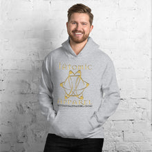 Load image into Gallery viewer, IAtomic Apparel&#39;s Gold Standard Square Logo Unisex Hoodie