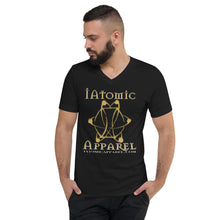 Load image into Gallery viewer, IAtomic Apparel&#39;s Gold Standard Unisex Short Sleeve V-Neck T-Shirt