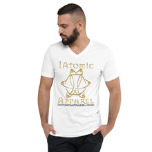 Load image into Gallery viewer, IAtomic Apparel&#39;s Gold Standard Unisex Short Sleeve V-Neck T-Shirt