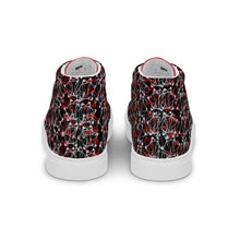 Load image into Gallery viewer, IAtomic Apparel&#39;s Dirty Red Women’s NotChux high top canvas shoes